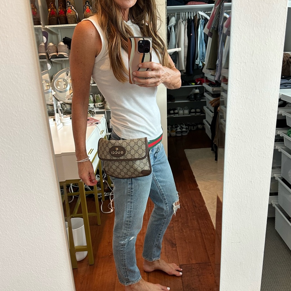 Gucci neo vintage GG supreme belt bag with box bag